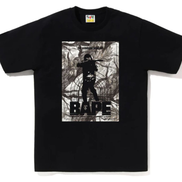 베이프 트리 엣지 카모 헌팅 티셔츠 2컬러 1L80110033