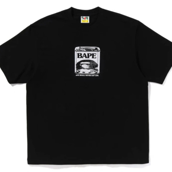 베이프 캔 푸드 베이프 로고 릴렉스핏 티셔츠 2컬러 1L80110336