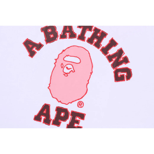 베이프 핸드 드로운 컬리지 릴렉스 핏 반팔티 3컬러 1L80110329