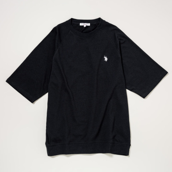 U.S. POLO ASSN. 유에스폴로에센 더블 호스맨 자수 나그랑 크루 반팔티 3컬러 PLM52210DQ