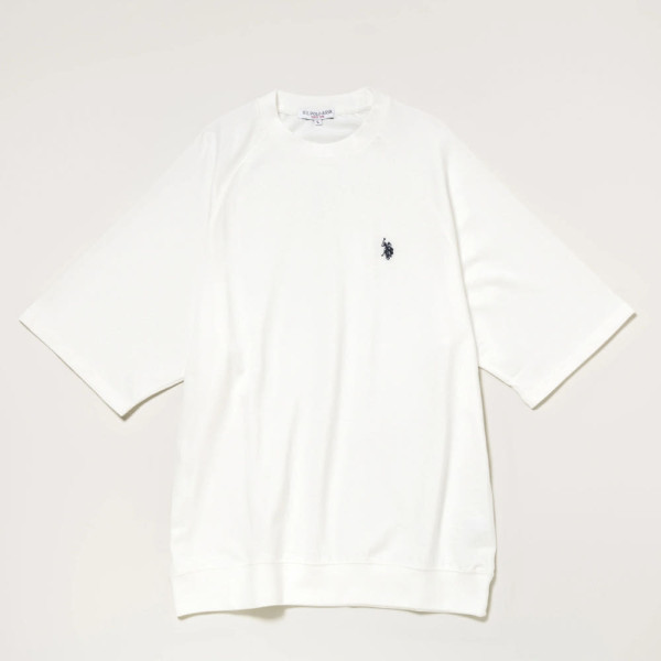 U.S. POLO ASSN. 유에스폴로에센 더블 호스맨 자수 나그랑 크루 반팔티 3컬러 PLM52210DQ