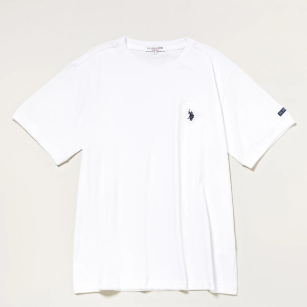 U.S. POLO ASSN. 유에스폴로에센 접촉 냉감 더블 호스맨 자수 반소매 티셔츠 3컬러 PLM52201DQ