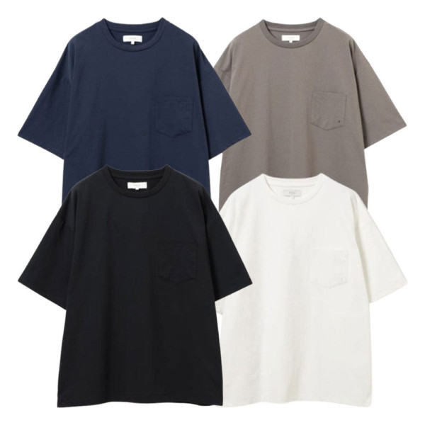 빔즈 비밍 바이 빔즈 셋업가능 랜드앤워터 크루넥 포켓 티셔츠 4컬러 92-04-0400-803