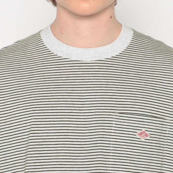 단톤 반팔 포켓 스트라이프 티셔츠 4컬러 DT-C0198 TCB-ST DNB252M103-0006