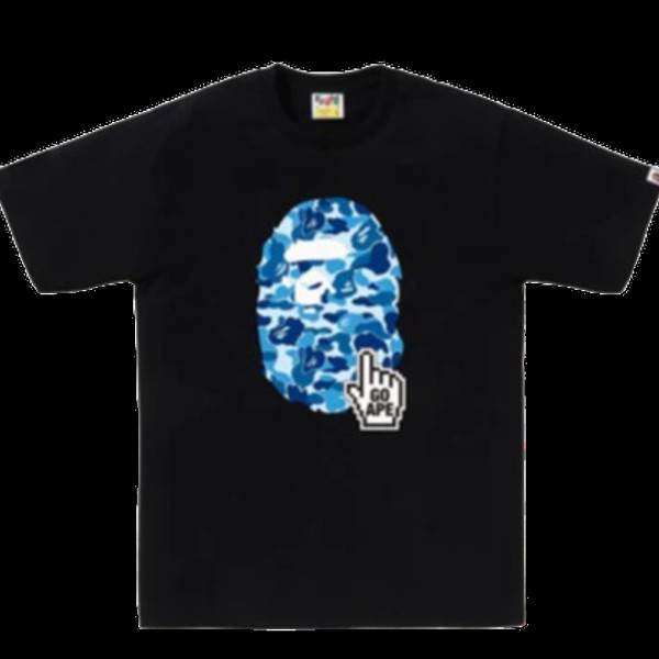 베이프 ABC 카모 고 에이프 포인터 에이프 헤드 베이펙 티셔츠 6컬러 1L25110014