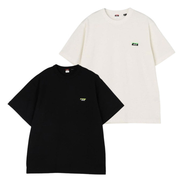 프릭스스토어 별주 난가 EH 박스로고 자수 레귤러핏 티셔츠 2컬러 1026328800006