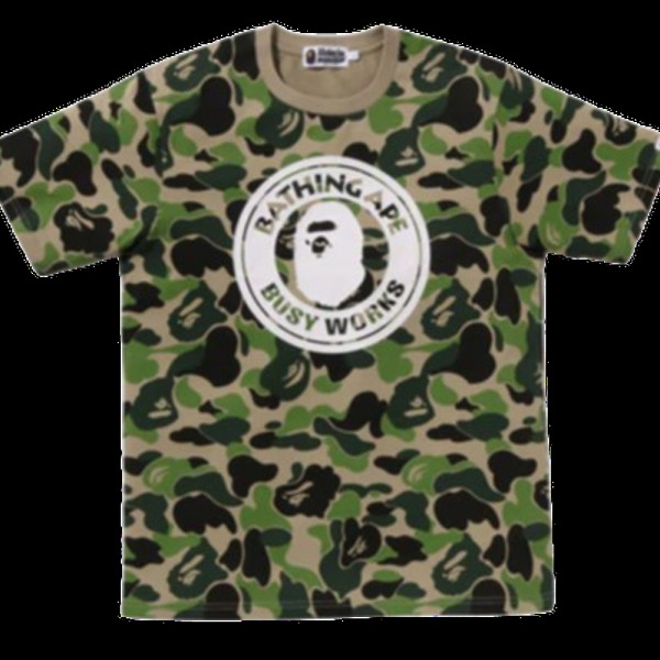 베이프 ABC 카모 비지 워크 티셔츠 3컬러 1L30109012