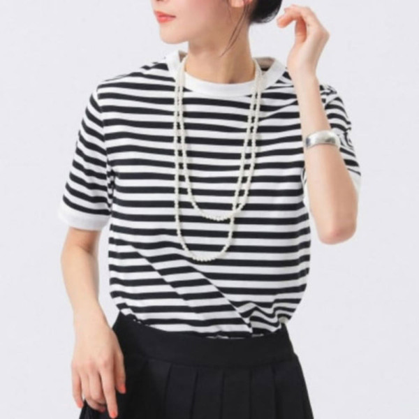 빔즈 보더 바인더 반소매 티셔츠 4컬러 13-04-0293-156