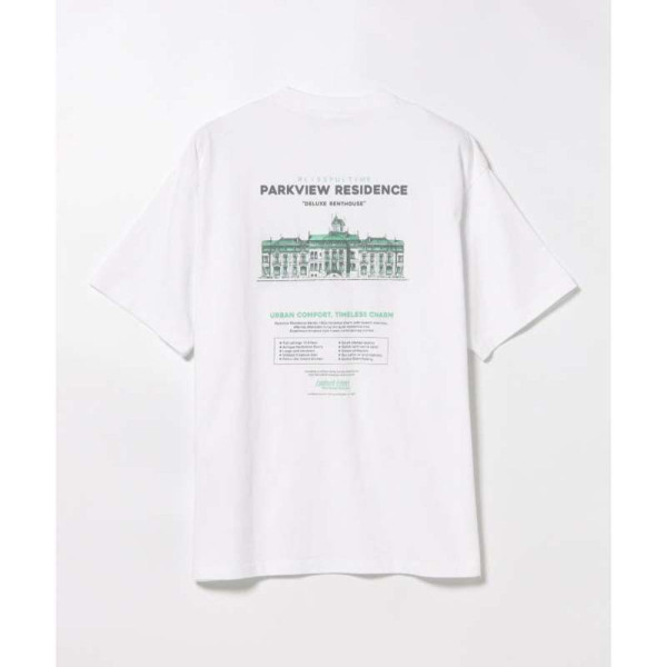 빔즈 빌딩 그래픽 코튼 티셔츠 2컬러 42-08-0077-639