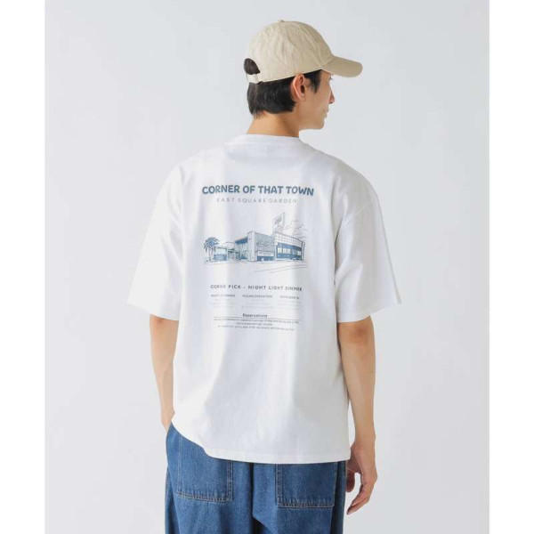 빔즈 빌딩 그래픽 코튼 티셔츠 2컬러 42-08-0077-639