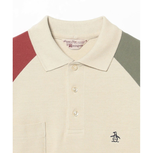 빔즈 플러스 별주 먼싱웨어 골프 폴로 셔츠 패널 38-02-0053-408