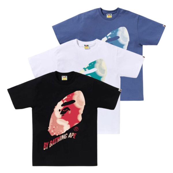 베이프 타이 다이 트위스트 바이 베이씽 에이프 반팔티 3컬러 1L30110043