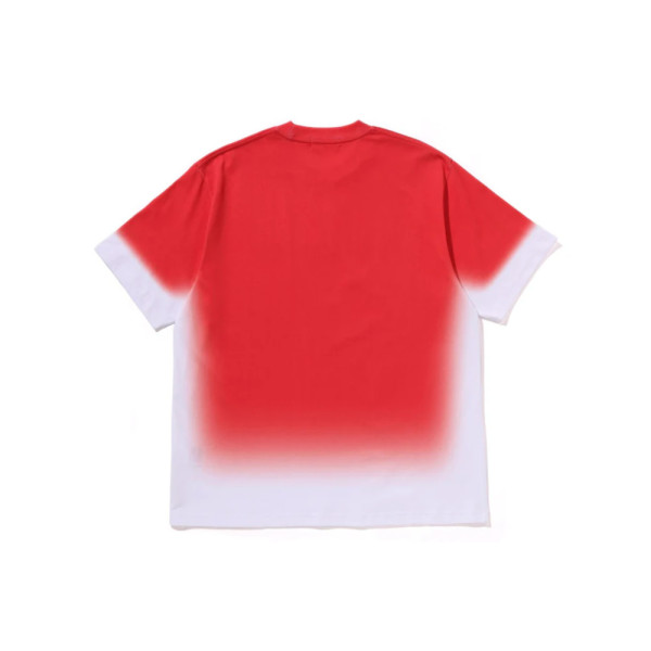 베이프 스프레이 프린트 베이씽 에이프 로고 릴렉스핏 반팔티 3컬러 1L30109347