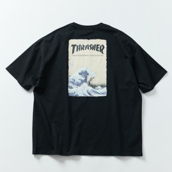 프릭스스토어 별주 THRASHER 빅 실루엣 Japan Art 백 프린트 티셔츠 2컬러 1226327600228