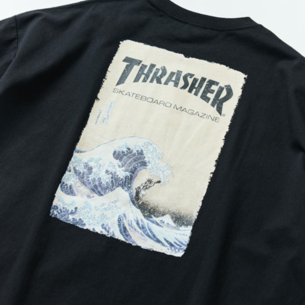 프릭스스토어 별주 THRASHER 빅 실루엣 Japan Art 백 프린트 티셔츠 2컬러 1226327600228