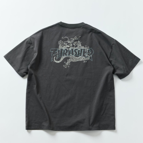 프릭스스토어 별주 THRASHER 빅 실루엣 DRAGON 백 프린트 티셔츠 2컬러 1226327600227