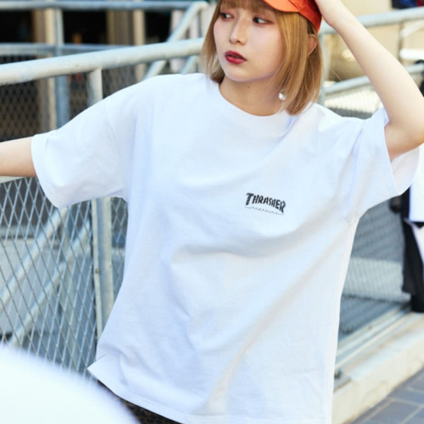 프릭스스토어 별주 THRASHER 빅 실루엣 LEOPARD 백 프린트 티셔츠 2컬러 1226327600226