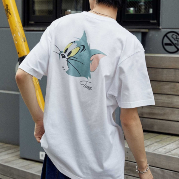 프릭스스토어 Tom and Jerry 백 페이스 프린트 티셔츠 2컬러 1121248901516