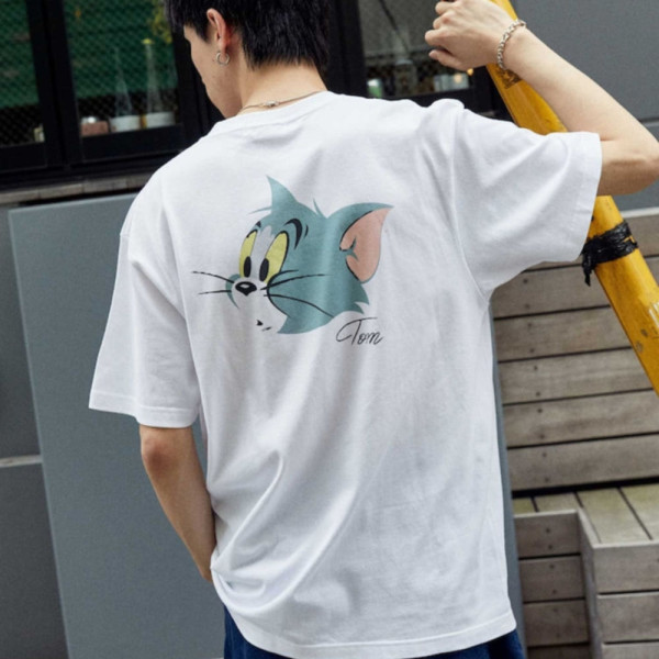 프릭스스토어 Tom and Jerry 백 페이스 프린트 티셔츠 2컬러 1121248901516