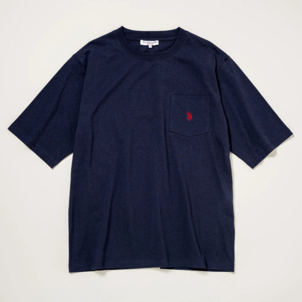 U.S. POLO ASSN. 유에스폴로에센 더블홀스맨 자수 반팔티 4컬러 PLM52257