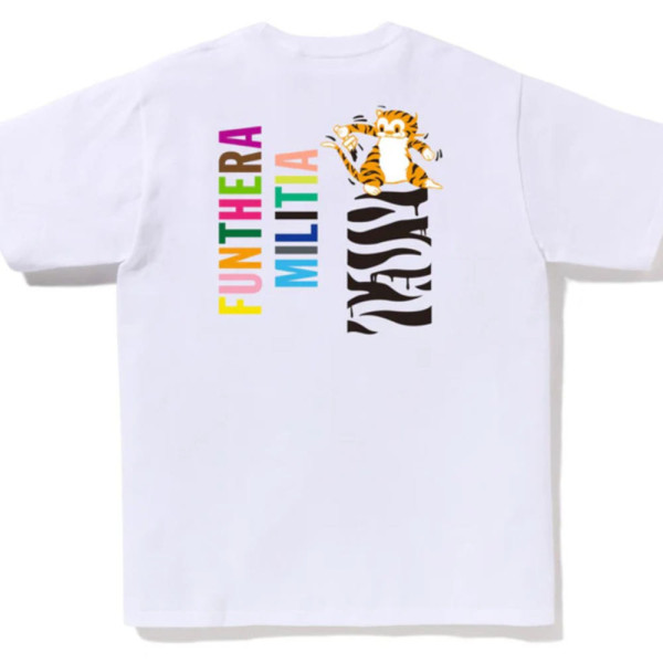 베이프 컬러스 타이거 티셔츠 2컬러 1L30110021