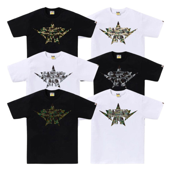 베이프 1ST 카모 트윈 STA NYC 티셔츠 6컬러 1L30110013