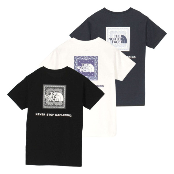 노스페이스 키즈 반다나 스퀘어 로고 반팔 티셔츠 3컬러 NTJ32546 1226207300798