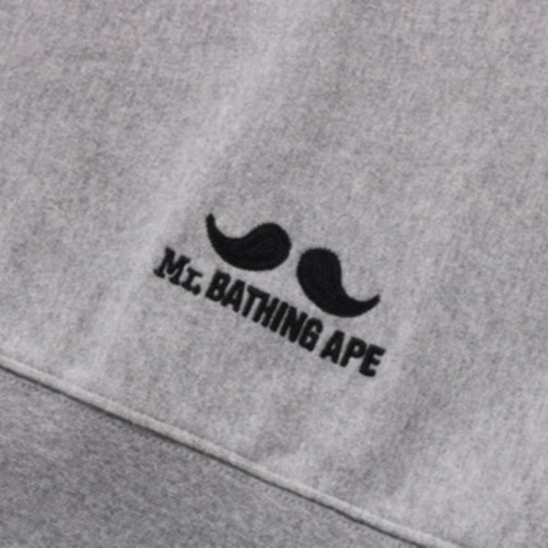 베이프 하프 지퍼 풀오버 스웨트 셔츠1 2컬러 7L30113303