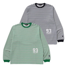 베이프 스트라이프 LS 프린트 티셔츠 2컬러 7L30111303