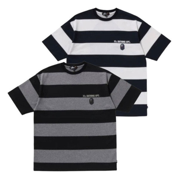 베이프 스트라이프 프린트 티셔츠4 2컬러 7L30109305