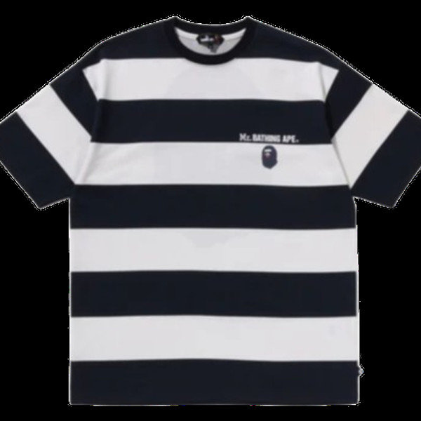 베이프 스트라이프 프린트 티셔츠4 2컬러 7L30109305