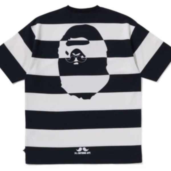 베이프 스트라이프 프린트 티셔츠4 2컬러 7L30109305