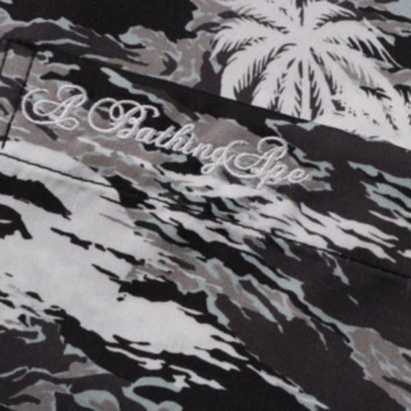 베이프 팜트리 카모 오픈 칼리지 포켓 SS 셔츠 3컬러 1L30132306