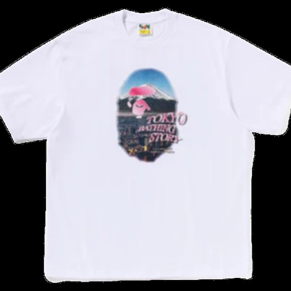 베이프 시티스케이프 에이프 헤드 릴렉스핏 티셔츠 3컬러 1L30110336