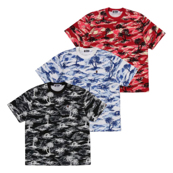 베이프 팜트리 카모 원포인트 릴렉스 핏 티셔츠 3컬러 1L30109317