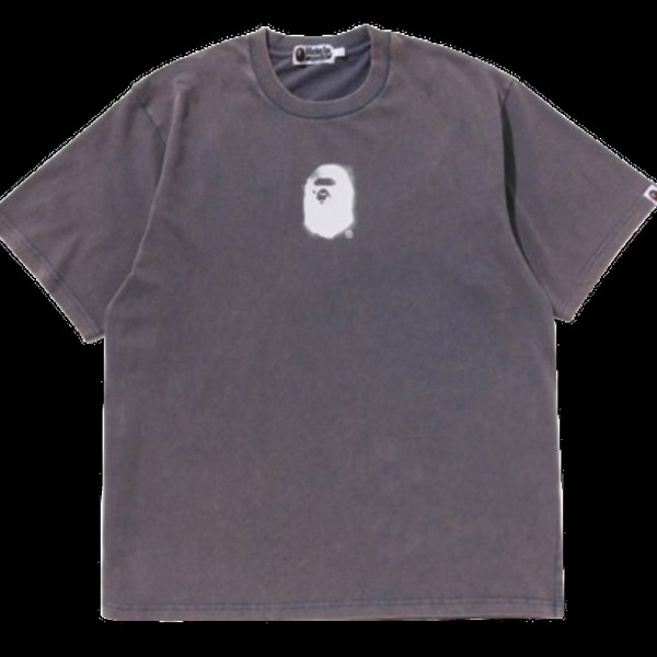 베이프 피그먼트 프린트 에이프 헤드 릴렉스 핏 티셔츠 3컬러 1L30109307