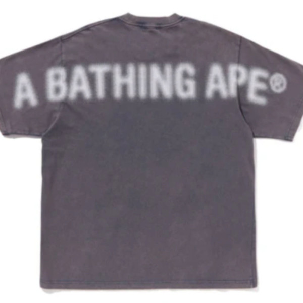 베이프 피그먼트 프린트 에이프 헤드 릴렉스 핏 티셔츠 3컬러 1L30109307