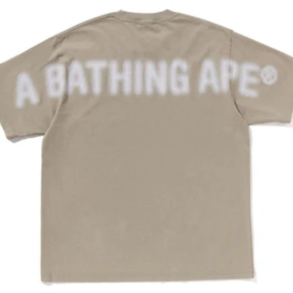 베이프 피그먼트 프린트 에이프 헤드 릴렉스 핏 티셔츠 3컬러 1L30109307