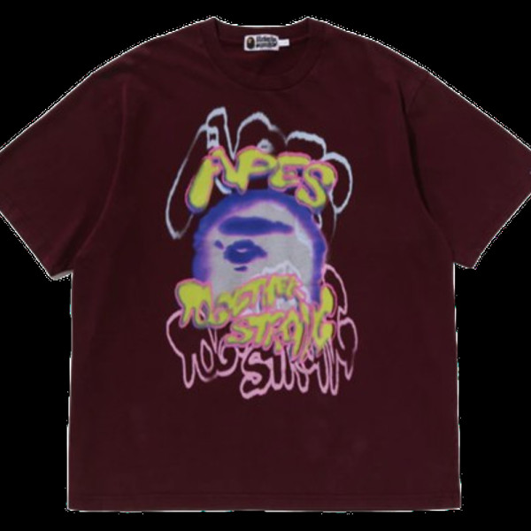 베이프 헤비 워시드 로고 릴렉스 핏 티셔츠 3컬러 1L30109349