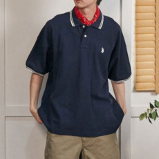 퍼블럭스 U.S. POLO ASSN. 유에스폴로에센 별주 카노코 라인 폴로 셔츠 5컬러 3127291600007