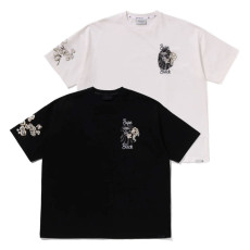 베이프 블랙 펄 EMB 플로랄 반팔티 2컬러 1L30109326