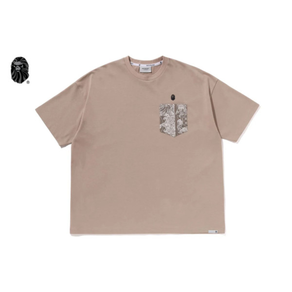 베이프 블랙 페이즐리 포켓 반팔티 2 3컬러 1L30109322