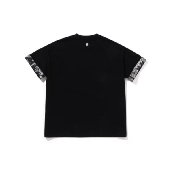 베이프 블랙 페이즐리 패치 로고 반팔티 2컬러 1L30109328