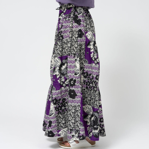 노스페이스 퍼플라벨 플라워 프린트 필드 레이어드 스커트 2컬러 N25SE072