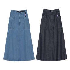 노스페이스 퍼플라벨 데님 필드 스커트 2컬러 N25SE109