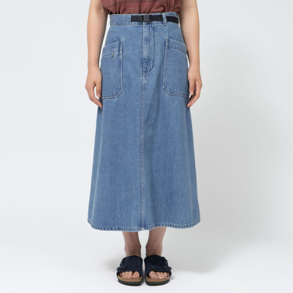 노스페이스 퍼플라벨 데님 필드 스커트 2컬러 N25SE109