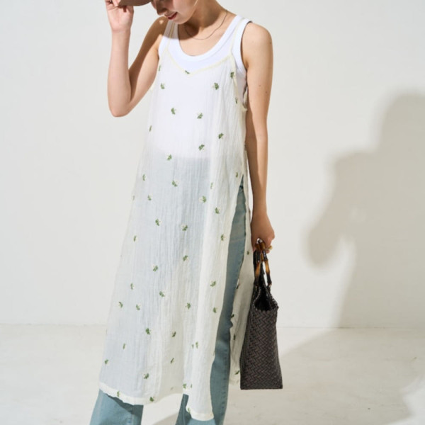 프릭스스토어 시아 잔꽃무늬 자수 캐미 원피스 2컬러 1314248900877