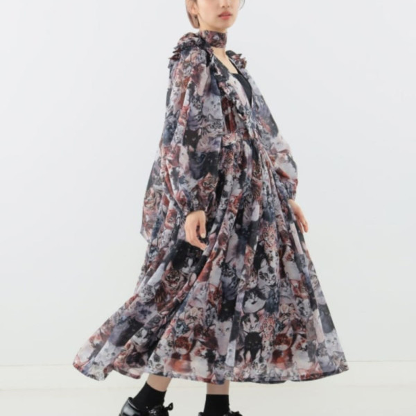 빔즈 mmts X unoa 쉬폰 드레스 원피스 2컬러 16-26-0017-438