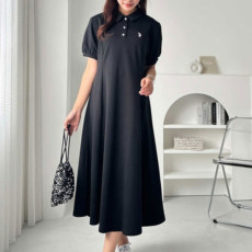 U.S. POLO ASSN. 유에스폴로에센 별주 GeeRA 폴로 카라 원피스 3컬러 208785