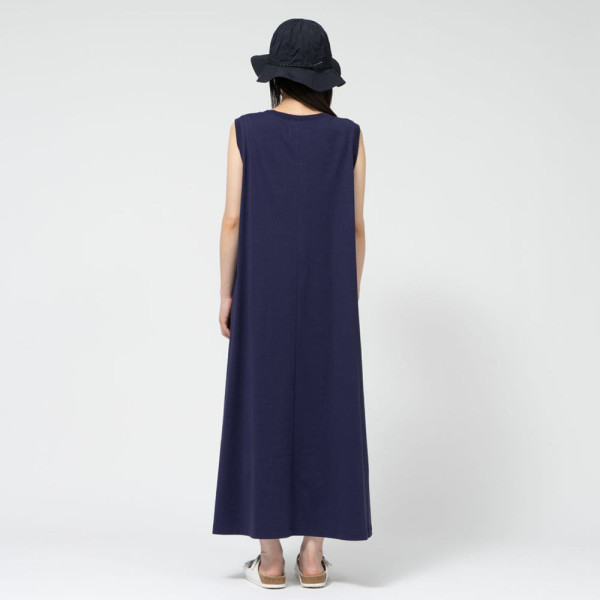 노스페이스 퍼플라벨 코튼 저지 민소매 플레어 원피스 3컬러 N25SF060